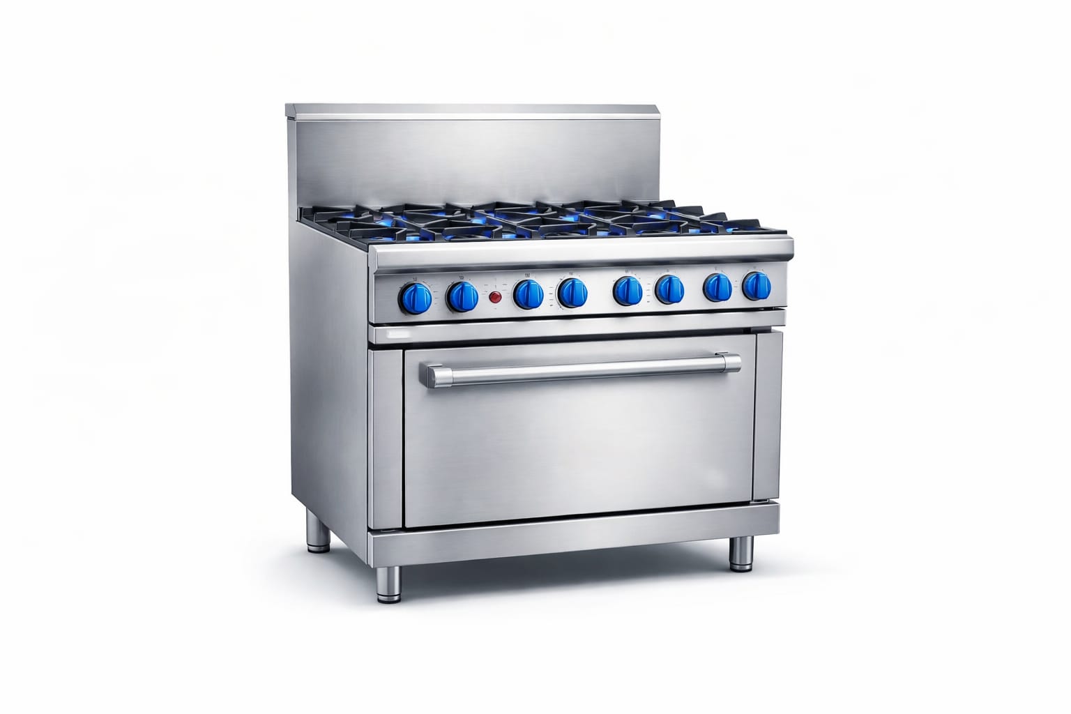 Stainless Steel Two Burner Cooking Range