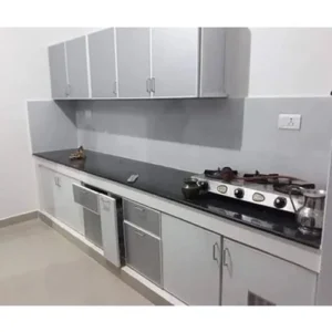Stainless Steel Straight Modular Kitchen