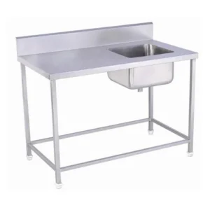 Single Stainless Steel Table Sink