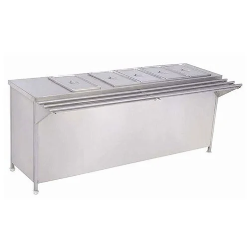 Bain Marie Stainless Steel Counter