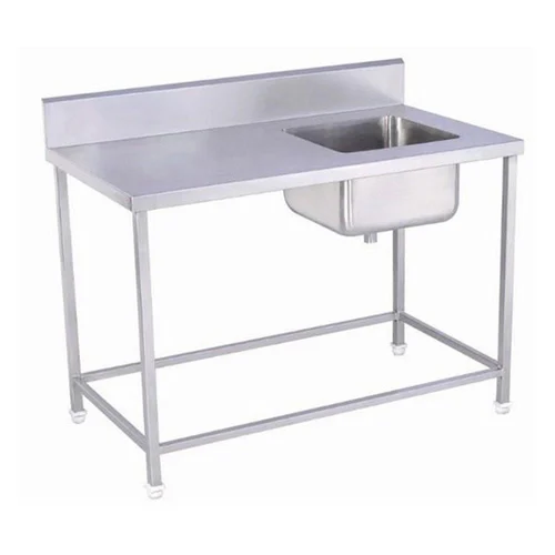 Single Stainless Steel Table Sink